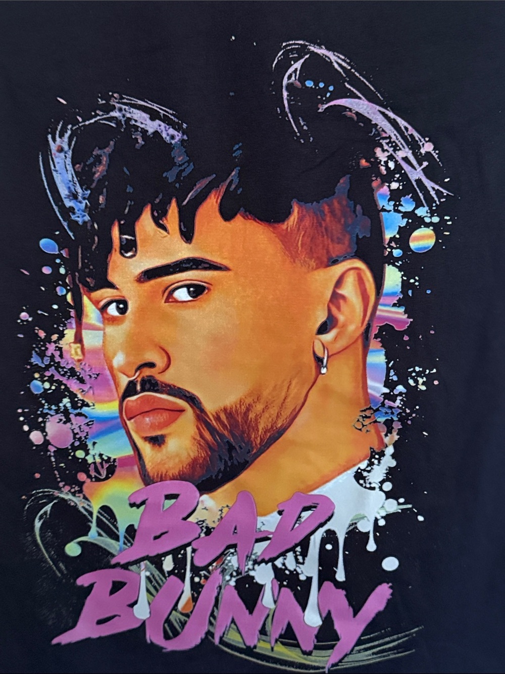 Bad Bunny Black Graphic Tee - Picture 3 of 5